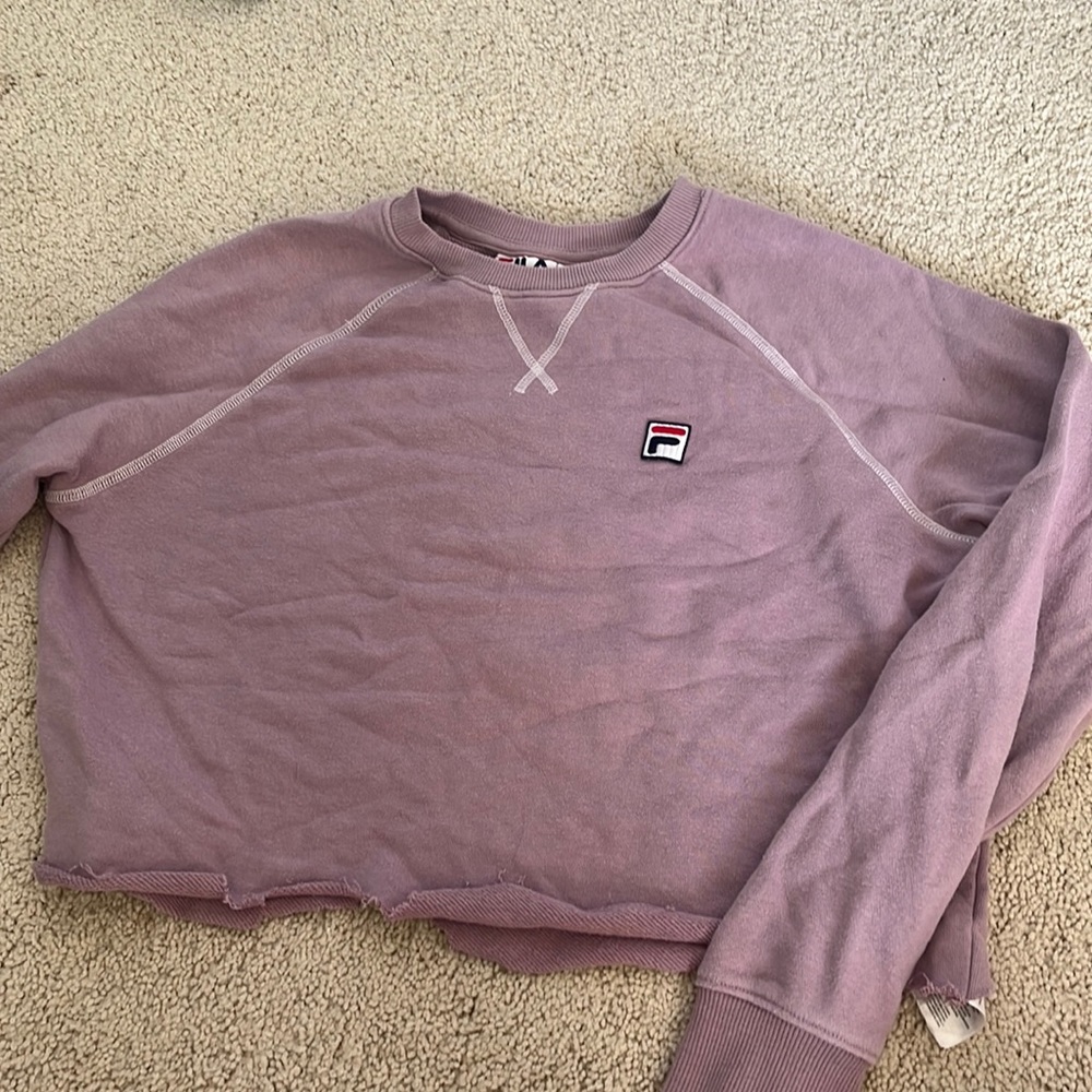 Fila cropped crew neck